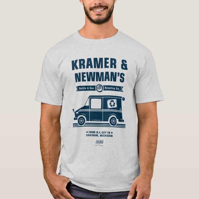Camiseta Seinfeld | Kramer & Newman's Recycling Co. (Anverso)