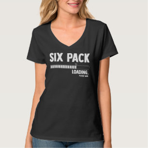 Camiseta Seis 6 Paquetes Abs Cargando Por Favor Espera Ejer