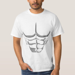 Camiseta Seis ABS del paquete