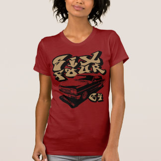 Camiseta Seis cuatro (negro/gld quebradizos)