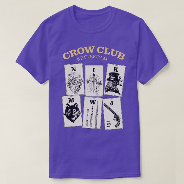 Camiseta Seis de Crows Ketterdam Crow Club 1 (Diseño del anverso)