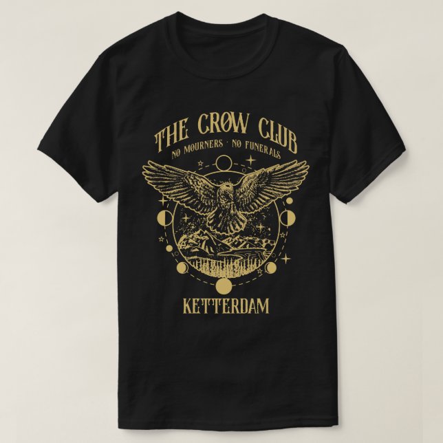 Camiseta Seis de Crows Ketterdam Crow Club 17 (Diseño del anverso)