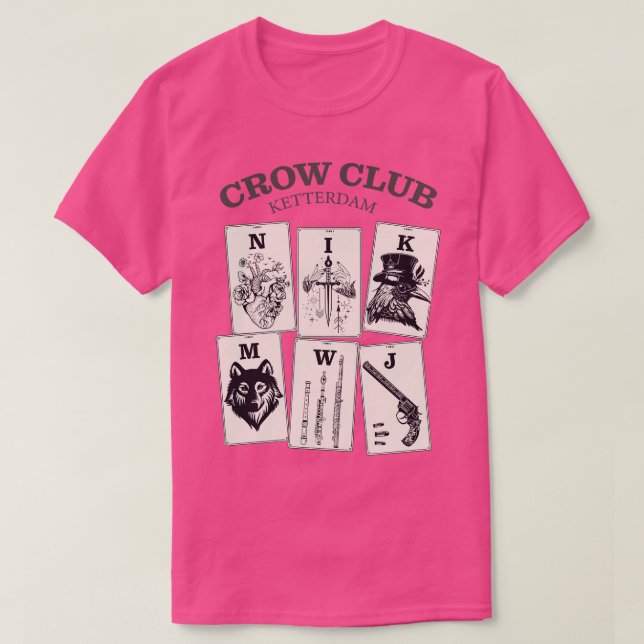 Camiseta Seis de Crows Ketterdam Crow Club 20 (Diseño del anverso)