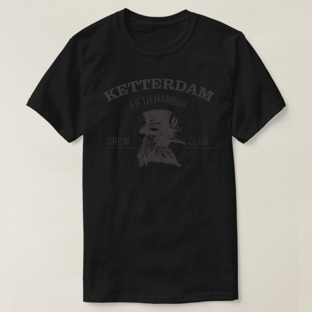 Camiseta Seis de Crows Ketterdam Crow Club 21 (Diseño del anverso)