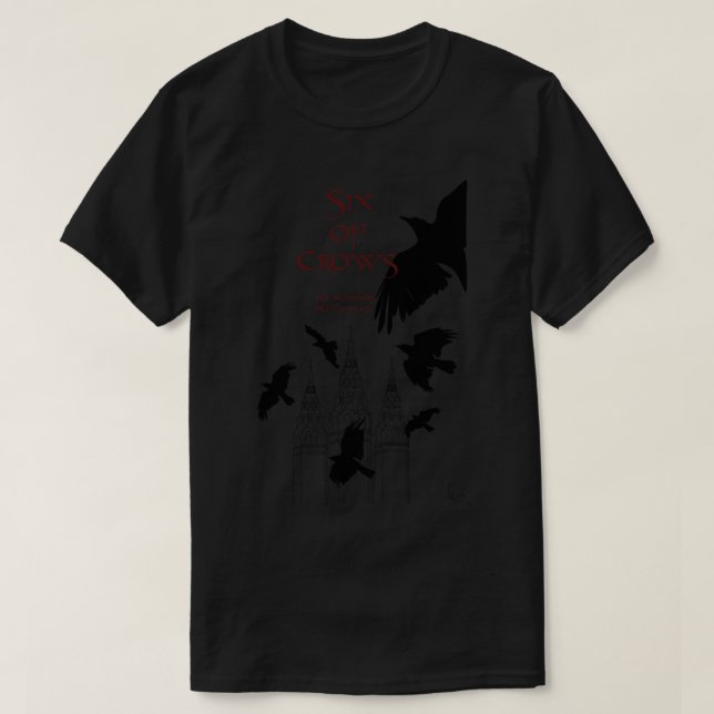 Camiseta Seis de los Crows ~ Leigh Bardugo (Diseño del anverso)