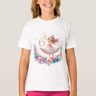 Camiseta Seis Encantados: Un cuento de hadas florales