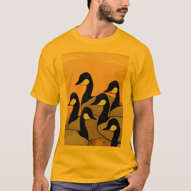 Camiseta seis gansos (Anverso)