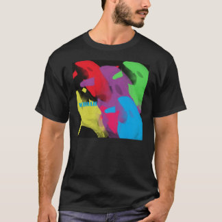 Camiseta seis llamas en seis colores