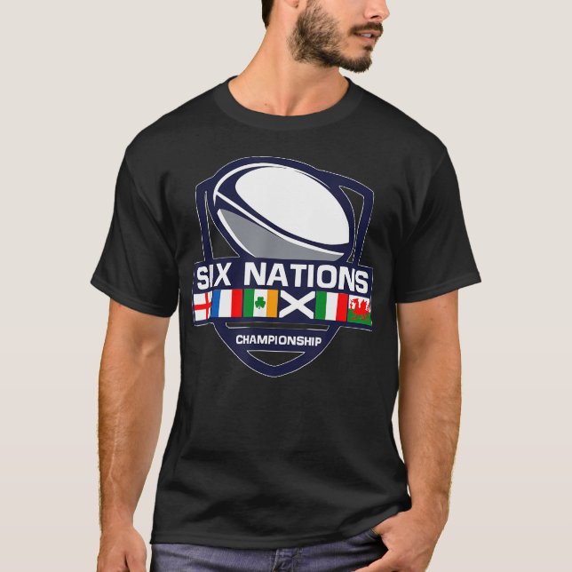 Camiseta Seis Naciones Hombres 65 (Anverso)