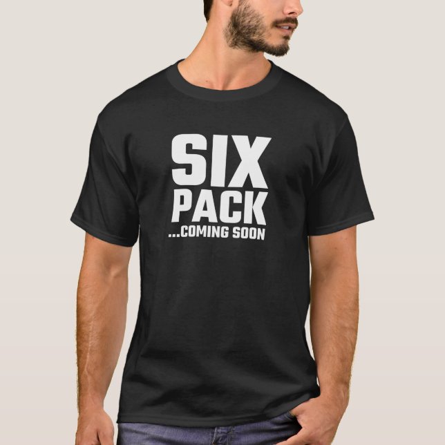Camiseta Seis paquetes que vienen pronto (Anverso)