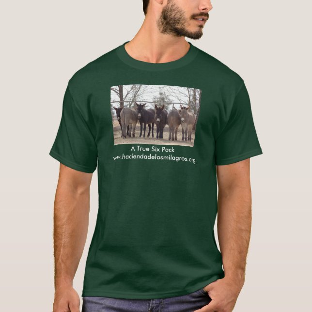 Camiseta Seis paquetes verdadero (Anverso)