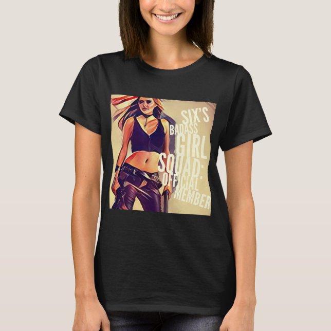 Camiseta Seis pelotones del chica: Miembro oficial (Anverso)