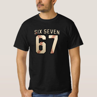 Camiseta Seis Seven 67 Meme Gracioso