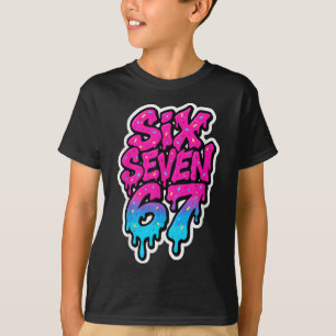 Camiseta Seis Siete 67 Bysebyll Helado Goteo Mason Meme Ki
