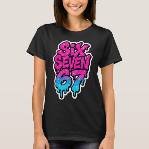 Camiseta Seis Siete 67 Bysebyll Helado Goteo Mason Meme Ki