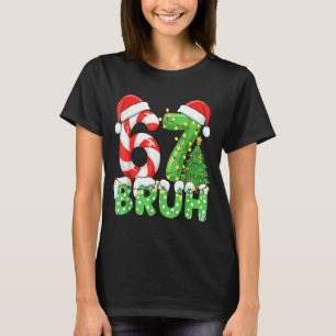 Camiseta Seis Siete 67 Divertido Santa Bruh Navidad Meme