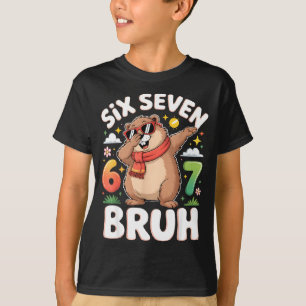 Camiseta Seis Siete 67 Hermano Marmota Bailando Divertido 6