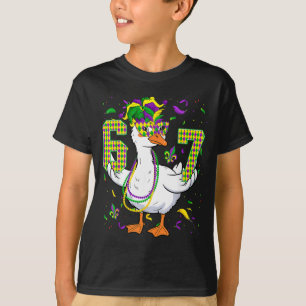Camiseta Seis Siete 67 Meme Ganso Con Sombrero de Bufón &am