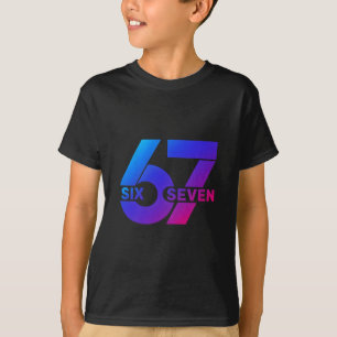 Camiseta Seis Siete 67 Meme Gen Alfa Argot Bysebyll Tempora