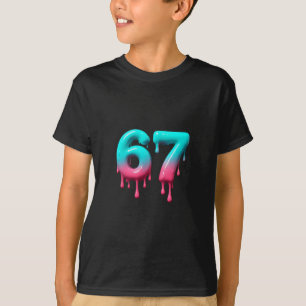Camiseta Seis Siete 67 Meme para niños y adultos de Gen Alp