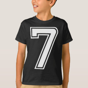 Camiseta Seis Siete 67 Número coincidente 7 Halloween Cumpl