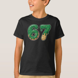 Camiseta Seis Siete 6 7 Donut Meme Divertido Día de San Pat