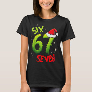 Camiseta Seis Siete 6 7 Gen Z Alpha Meme Slang Feliz Navida