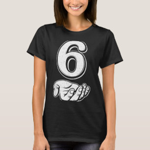 Camiseta Seis Siete 6 7 Meme Gen Alfa jerga 6 7 Manos Parej