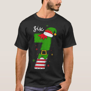 Camiseta Seis Siete 6 7 Meme Santa Navidad Xmas Número 67