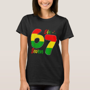 Camiseta Seis Siete 6 7 Mes de la Historia Negra Divertido