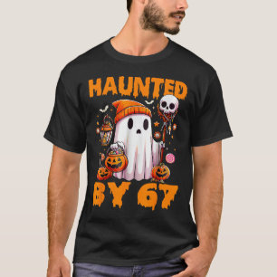 Camiseta Seis Siete Asustado 6 7 Meme 67 Mano de Esqueleto
