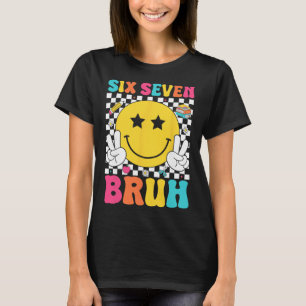 Camiseta Seis Siete Bruh 67 Meme Gen Alpha jerga 67 Días De