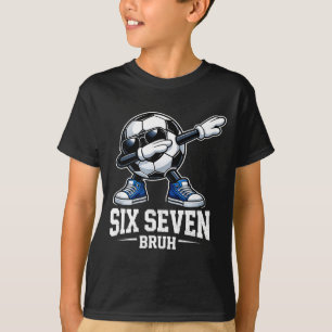 Camiseta Seis Siete Bruh Brainrot Gen Alpha Haciendo el Dab