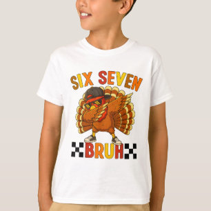 Camiseta Seis Siete Bruh Día de Acción de Gracias 67 Meme P
