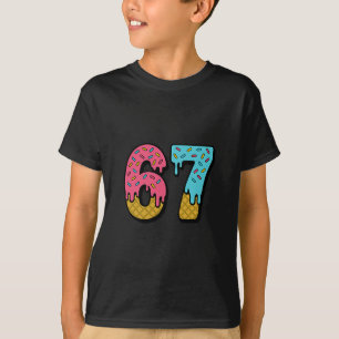Camiseta Seis Siete Helado Goteo Deporte 67 Diversión Mason