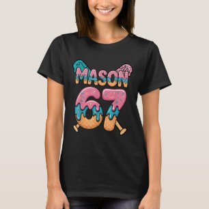 Camiseta Seis Siete Helado Goteo Deporte 67 Diversión Mason