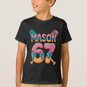 Camiseta Seis Siete Helado Goteo Deporte 67 Diversión Mason