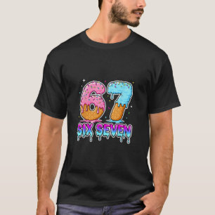 Camiseta Seis Siete Helado Goteo Gen Al Divertido Meme 67 G