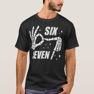 Camiseta Seis Siete Helado Goteo Gen Alpha Argot 6 7 Tenden