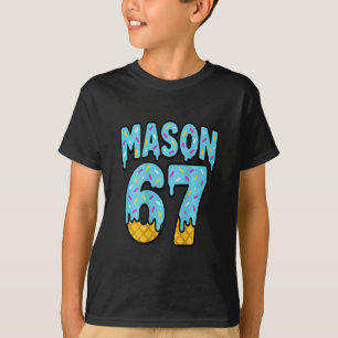 Camiseta Seis Siete Helado Goteo Mason 67 Meme Halloween (
