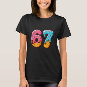 Camiseta Seis Siete Helado Goteo Meme Genial 67 Número Dive