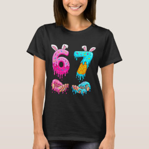 Camiseta Seis Siete Helado Goteo Niños Juventud Divertido 6