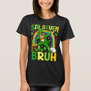 Camiseta Seis Siete Hermano Día de San Patricio Duende Dabb