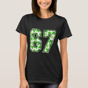 Camiseta Seis siete meme 67 día de san patricio trébol 6 7 