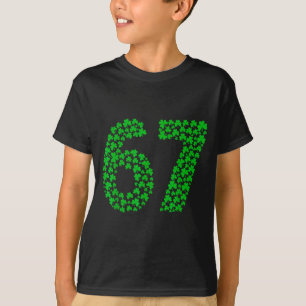 Camiseta Seis Siete Meme 67 Día de San Patricio Tréboles Ho