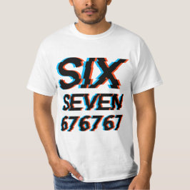 Camiseta Seis Siete Meme 6-7