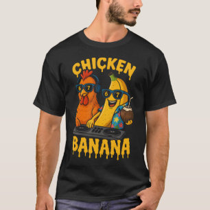 Camiseta Seis Siete Meme 6 7 Pollo Banana Dj Helado Goteo