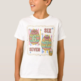 Camiseta Seis-siete meme feliz pascua 2026