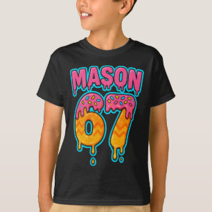 Camiseta Seis Siete Meme Mason 67 Helado Goteo Divertido (e