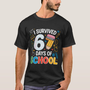 Camiseta Seis Siete Meme Sobrevivió 67 Días De Estudiante E